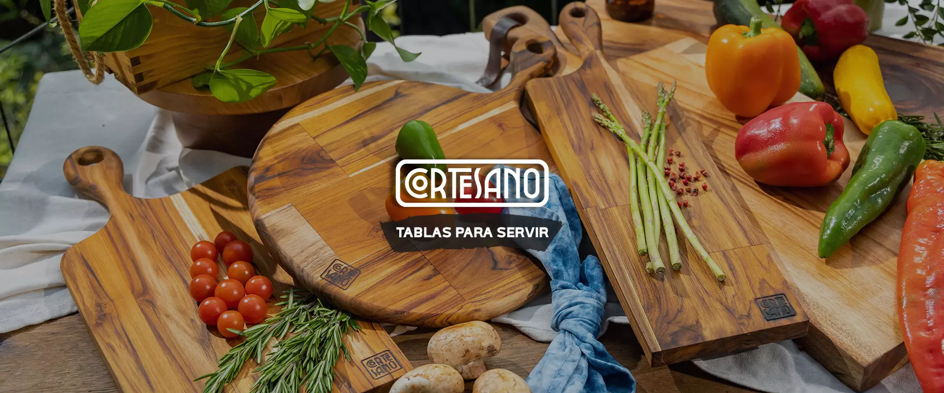 tablas de servir en madera